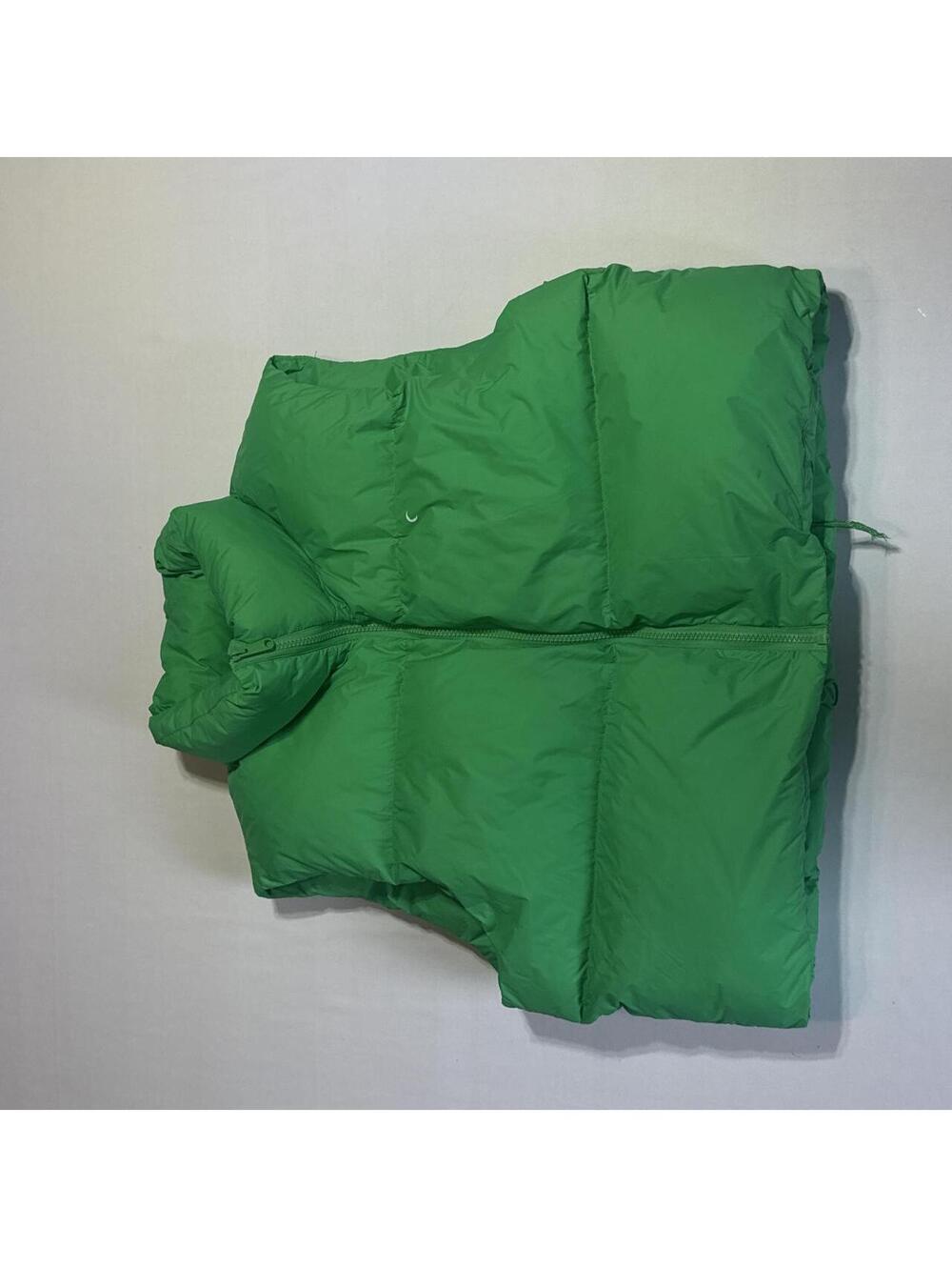 Neon Green Puffy Winter Vest - Extra Large - Streetwear Aesthetic